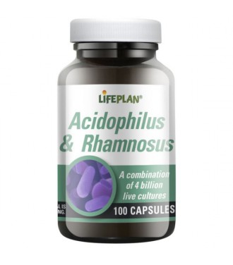 Lifeplan Acidophilus & Rhamnosus 100kaps