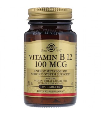 Solgar Vitamin B12 100 mcg 100 tab