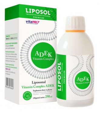 Aliness  LIPOSOL Liposomalny Kompleks ADEK 250ml