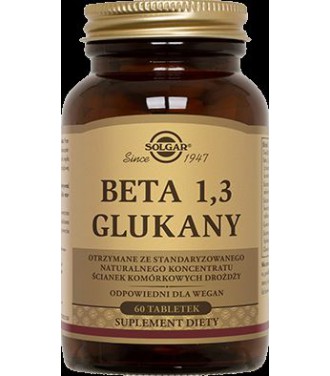 Solgar Beta 1,3 Glukany 60 tabletek