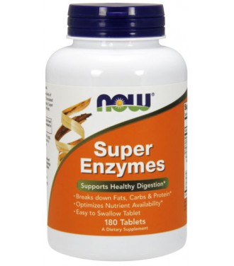 NOW FOODS SUPER ENZYME CAPS  180 TAB