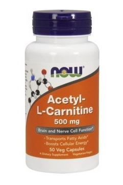NOW FOODS ACETYL L-CARN 500MG 50 VCAPS