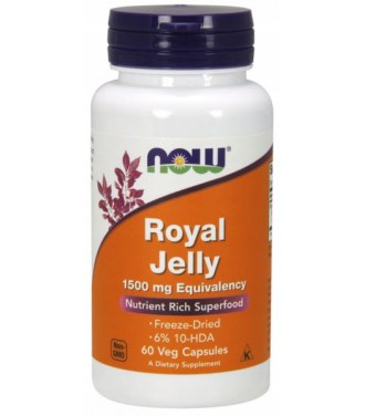 NOW FOODS ROYAL JELLY 1500MG 60 VCAPS