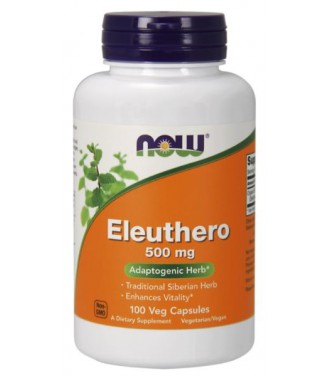 NOW FOODS ELEUTHERO 500MG 100 VCAPS