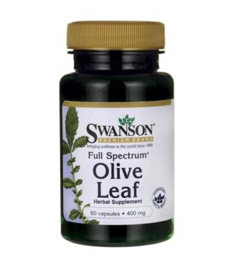 Swanson FS Olive Leaf 400mg 60 kaps.