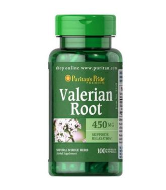 Puritans Pride Valerian Root 450mg 100caps