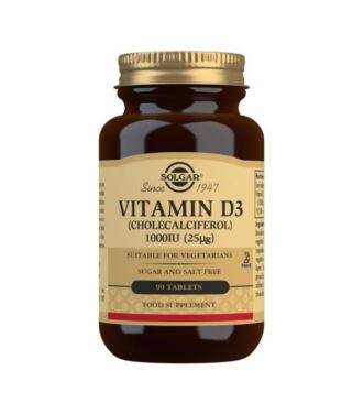 Solgar Vitamin D3 (Cholecalciferol) 1000 IU 90 tab